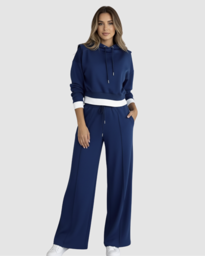 Ensemble Confort Femme 2 Pièces – Hoodie & Pantalon Large