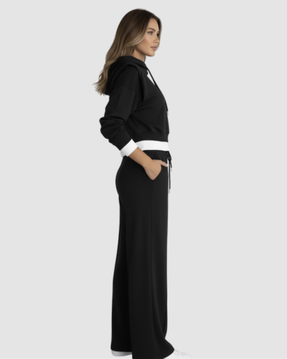 Ensemble Confort Femme 2 Pièces – Hoodie & Pantalon Large