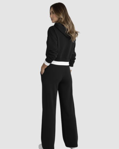 Ensemble Confort Femme 2 Pièces – Hoodie & Pantalon Large