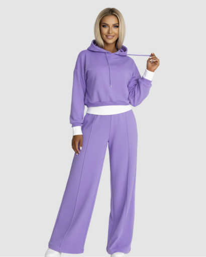 Ensemble Confort Femme 2 Pièces – Hoodie & Pantalon Large