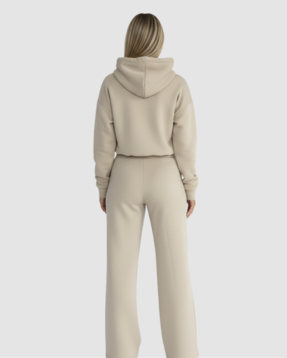 Ensemble Confort Femme 2 Pièces – Hoodie & Pantalon Large