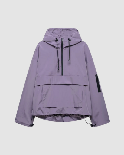 Veste Anorak Femme à Capuche – Style Sport & Protection Légère