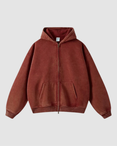 Sweat à Capuche Homme Oversize Zippé – Confort Doux & Style Moderne