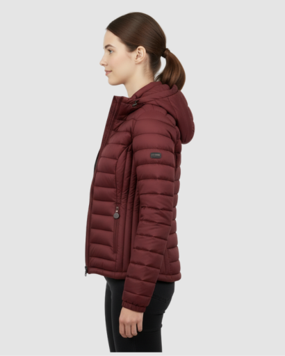 Veste Doudoune Femme Ultra-Légère avec Capuche – Coupe Ajustée & Isolation Chaude