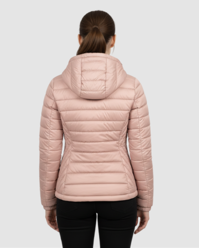 Veste Doudoune Femme Ultra-Légère avec Capuche – Coupe Ajustée & Isolation Chaude