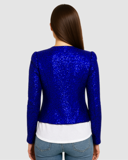 Veste Courte Femme Paillettes – Élégance Brillante & Glamour | Soirée & Invitée de Mariage
