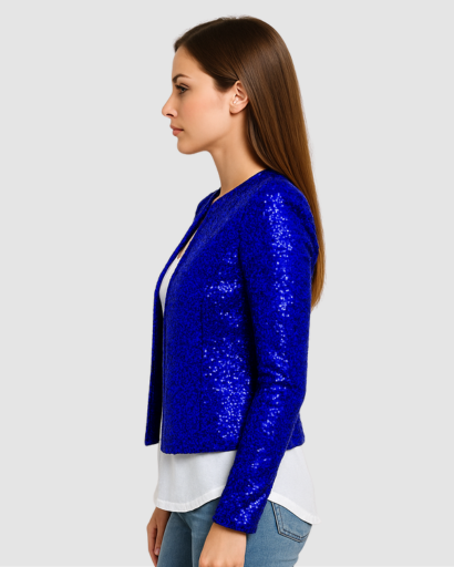 Veste Courte Femme Paillettes – Élégance Brillante & Glamour | Soirée & Invitée de Mariage