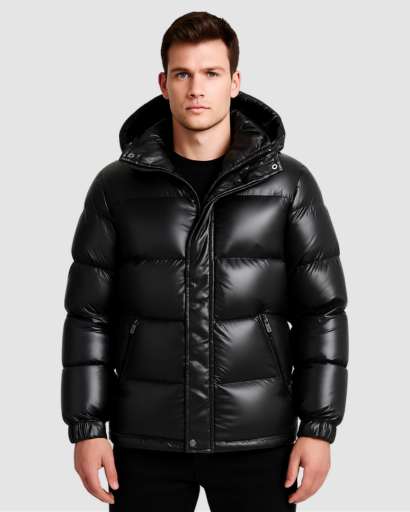 Doudoune Capuche Longues Manches – Isolation Thermique & Style Moderne