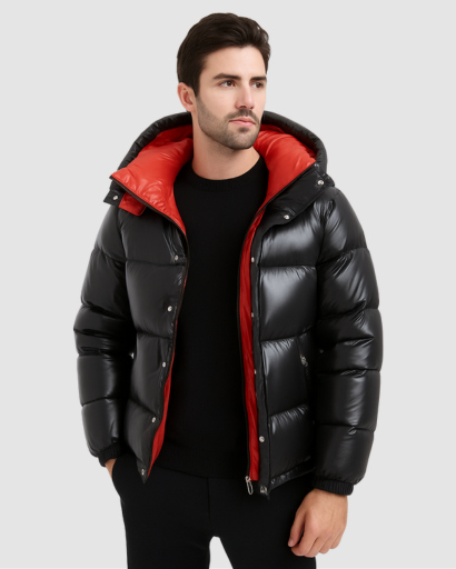 Doudoune Capuche Longues Manches – Isolation Thermique & Style Moderne