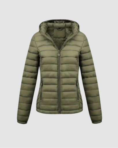 Veste Doudoune Femme Ultra-Légère avec Capuche – Coupe Ajustée & Isolation Chaude