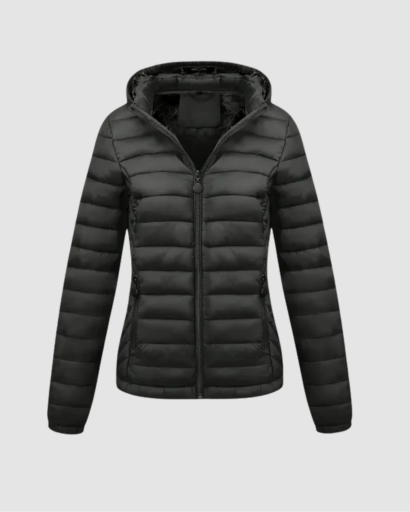 Veste Doudoune Femme Ultra-Légère avec Capuche – Coupe Ajustée & Isolation Chaude