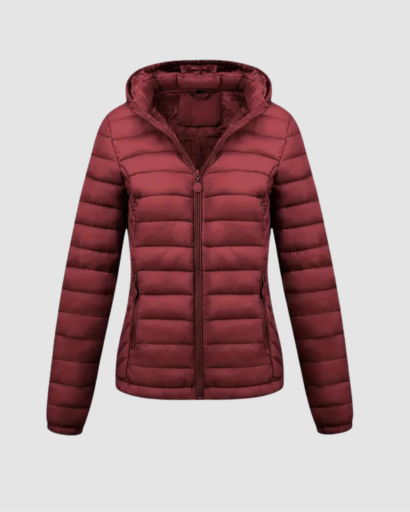 Veste Doudoune Femme Ultra-Légère avec Capuche – Coupe Ajustée & Isolation Chaude