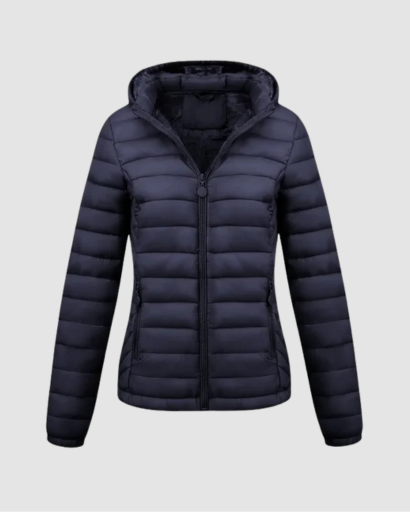 Veste Doudoune Femme Ultra-Légère avec Capuche – Coupe Ajustée & Isolation Chaude