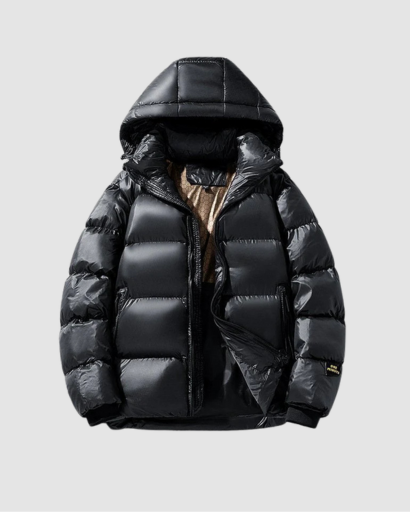 Doudoune Homme Épaisse avec Capuche – Chaude, Confortable & Hivernale