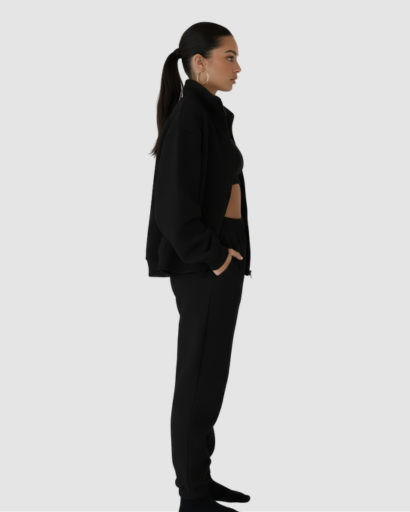 Ensemble Jogging Femme Confort – Haut Zippé & Pantalon Doux