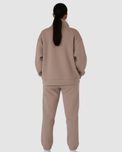 Ensemble Jogging Femme Confort – Haut Zippé & Pantalon Doux