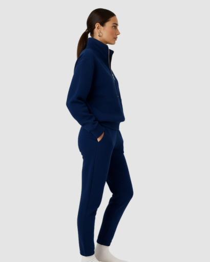 Ensemble Jogging Femme Confort – Haut Zippé & Pantalon Doux