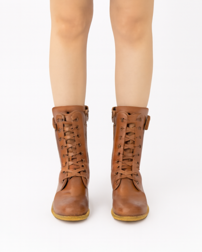 Bottes Montantes à Lacets Style Militaire – Look Urbain et Confort Quotidien