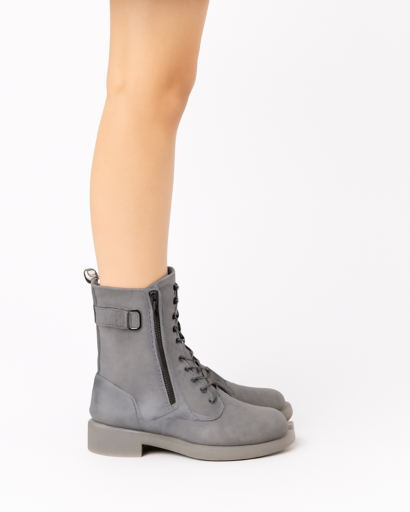 Bottes Montantes à Lacets Style Militaire – Look Urbain et Confort Quotidien