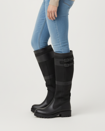 Bottes Hautes Équestres pour Femme – Style Élégant & Semelle Crantée