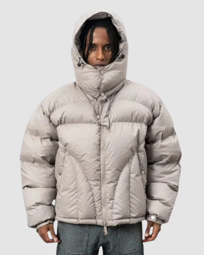 Doudoune Homme Oversize à Capuche – Confort Thermique & Style Urbain