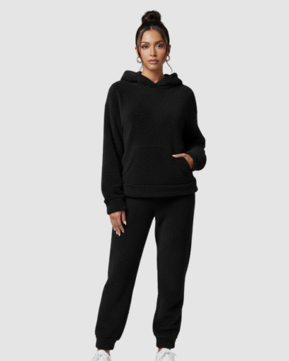Ensemble Survêtement Femme à Capuche – Sweat Oversize et Pantalon Jogger Confort