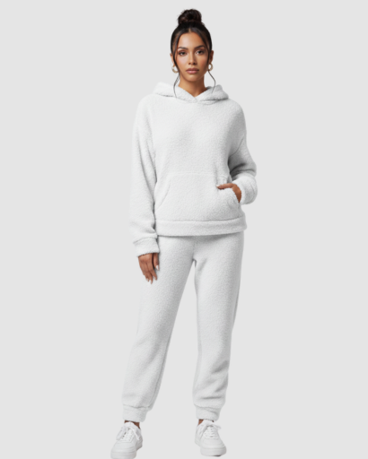 Ensemble Survêtement Femme à Capuche – Sweat Oversize et Pantalon Jogger Confort