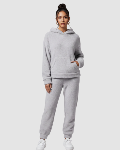 Ensemble Survêtement Femme à Capuche – Sweat Oversize et Pantalon Jogger Confort