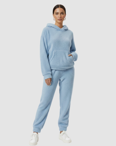 Ensemble Survêtement Femme à Capuche – Sweat Oversize et Pantalon Jogger Confort