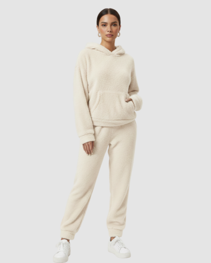 Ensemble Survêtement Femme à Capuche – Sweat Oversize et Pantalon Jogger Confort