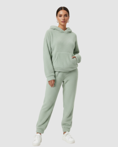 Ensemble Survêtement Femme à Capuche – Sweat Oversize et Pantalon Jogger Confort