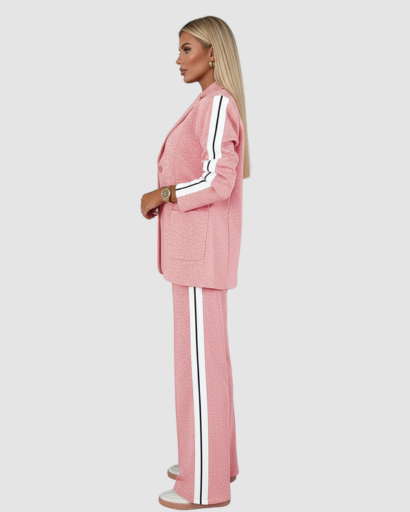 Ensemble Femme – Blazer & Pantalon Style Athleisure Chic