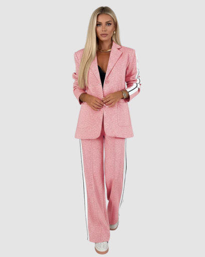 Ensemble Femme – Blazer & Pantalon Style Athleisure Chic