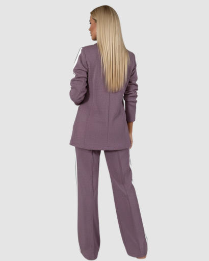 Ensemble Femme – Blazer & Pantalon Style Athleisure Chic