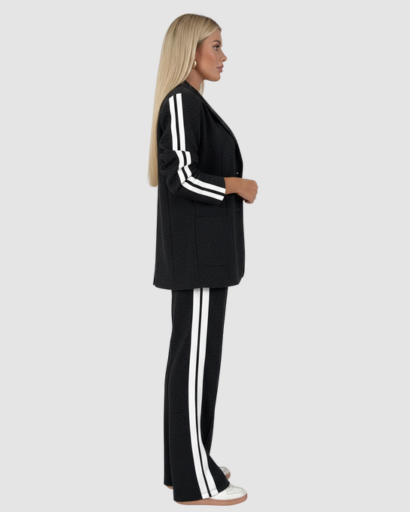 Ensemble Femme – Blazer & Pantalon Style Athleisure Chic
