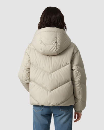 Doudoune Femme Hiver à Capuche – Coupe Oversize Croisée & Ultra Chaude