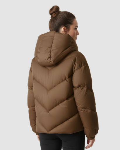 Doudoune Femme Hiver à Capuche – Coupe Oversize Croisée & Ultra Chaude
