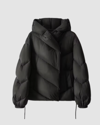 Doudoune Femme Hiver à Capuche – Coupe Oversize Croisée & Ultra Chaude