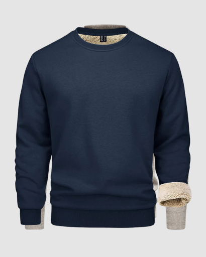 Sweatshirt Doublé en Polaire – Confort Thermique Maximal
