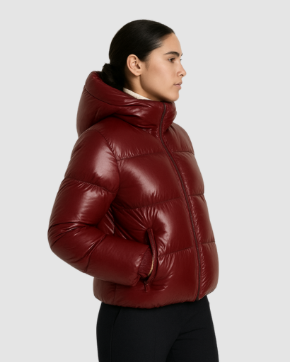 Doudoune Courte Femme à Capuche – Matelassée & Style Urbain