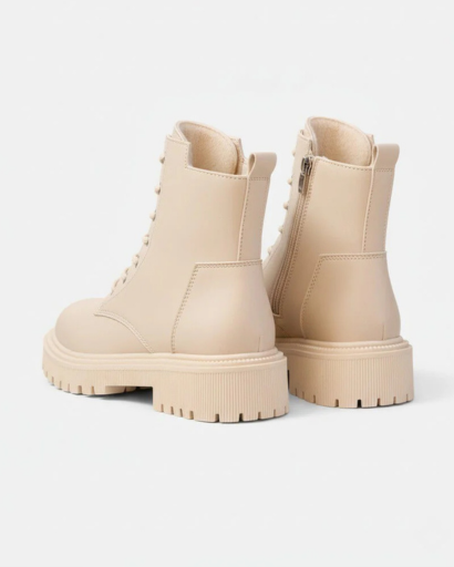 Bottines à Lacets pour Femme – Semelle Crantée & Style Chic