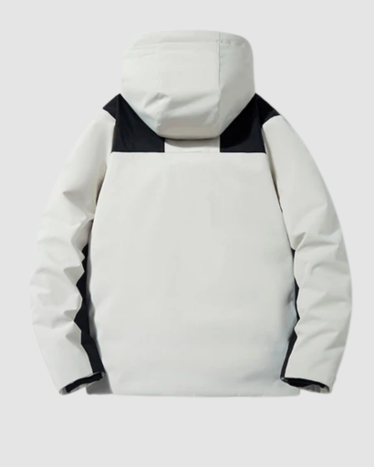 Veste d’Hiver Style Ski pour Homme – Capuche Intégrée & Matelassage Intérieur