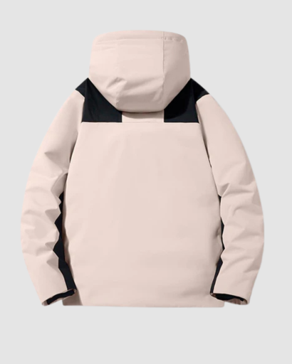 Veste d’Hiver Style Ski pour Homme – Capuche Intégrée & Matelassage Intérieur