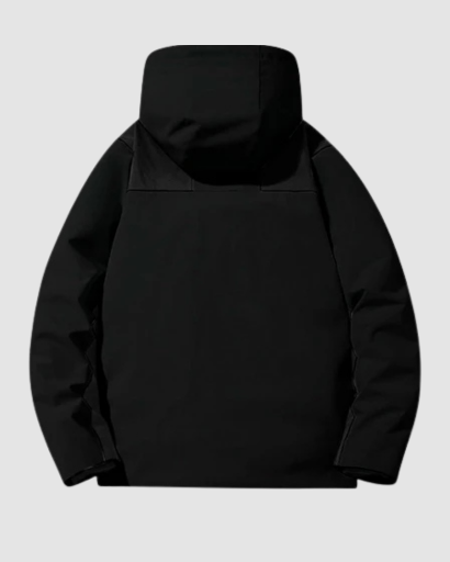 Veste d’Hiver Style Ski pour Homme – Capuche Intégrée & Matelassage Intérieur