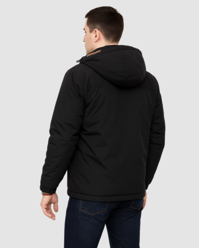 Veste d’hiver homme à capuche – Blouson chaud doublé polaire