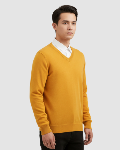 Pull Homme – Col V – Classique & Confortable