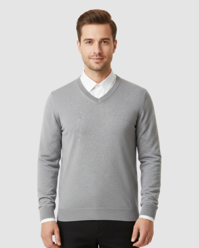 Pull Homme – Col V – Classique & Confortable