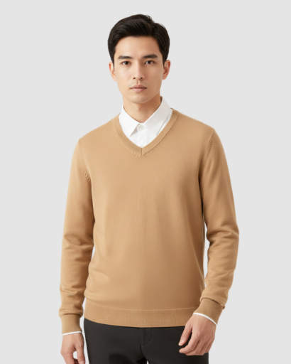 Pull Homme – Col V – Classique & Confortable