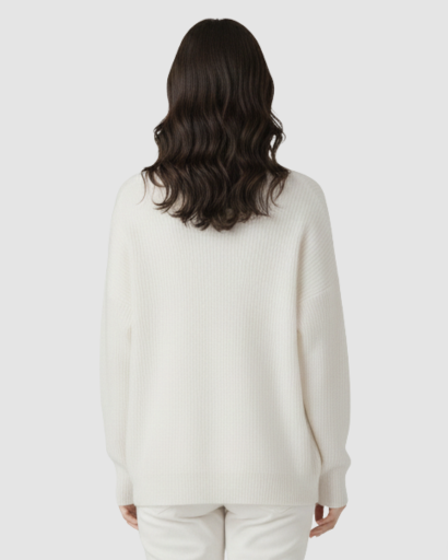 Cardigan femme en cachemire doux gilet boutonné coupe confortable pull luxe hiver