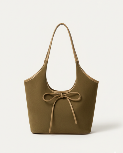 Sac à Main Cabas Minimaliste avec Détail Nœud Élégant